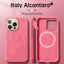 Italian Alcantara Case for iPhone 15 Pro Max Business Leather Phone Back Cover for iPhone 13 Pro Max Magnets - Korvel