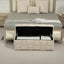 Ottomana de Almacenamiento Tapizada COOLMOR - Beige
