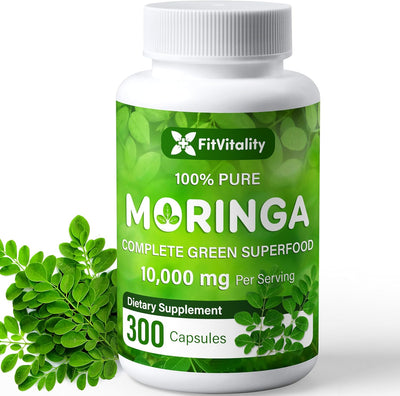 Moringa Capsules|300 Capsules|Moringa Oleifera|10,000mg - Korvel