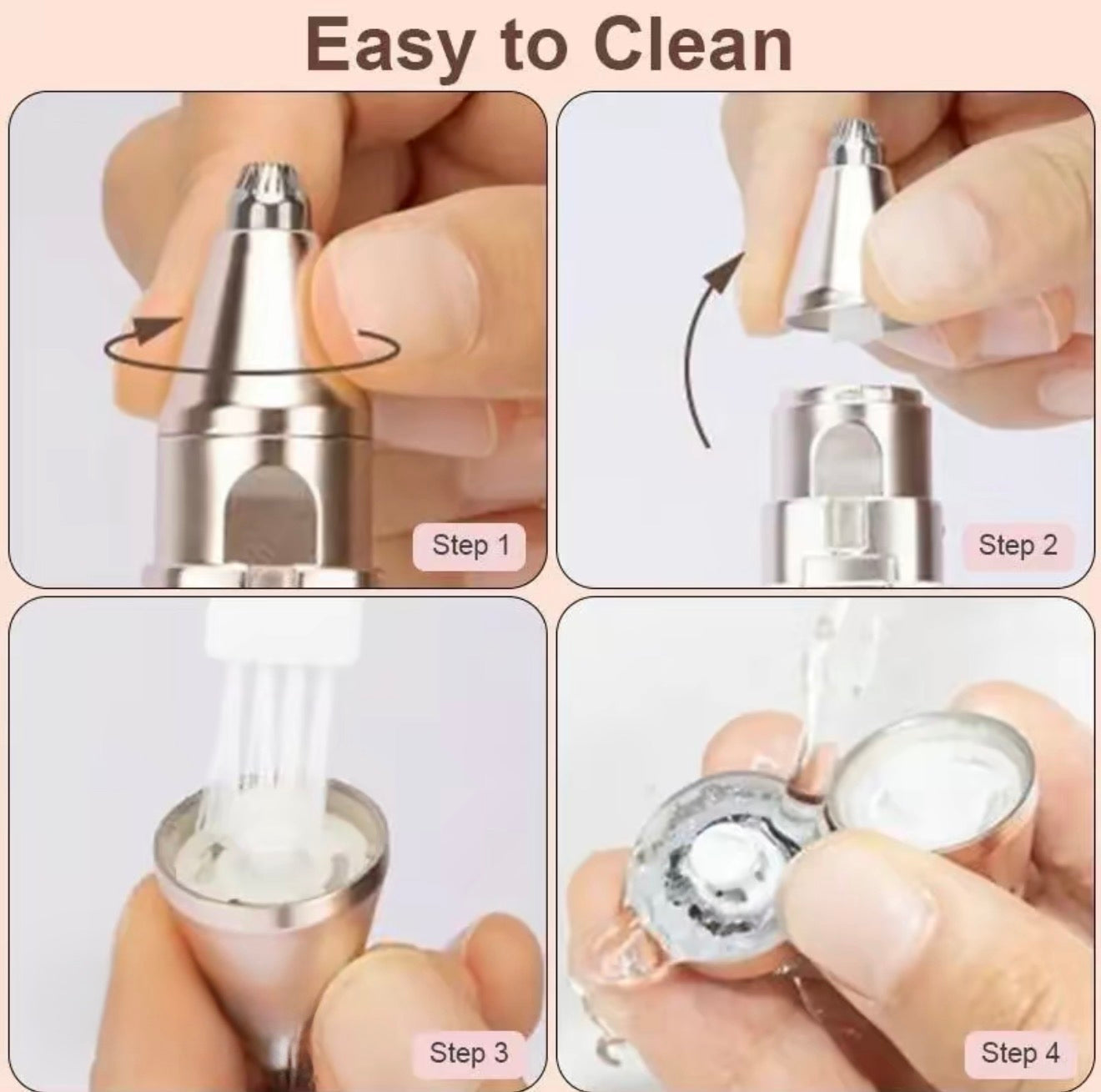 BrowSmooth 2-in-1 Facial Trimmer - Korvel