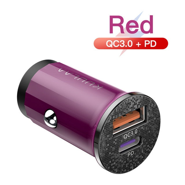 Chargeur de voiture KUULAA Quick Charge 4.0 48W pour appareils mobiles