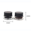 Music Flower 2 in 1 Coffee + Black Gel Eyeliner Make Up Waterproof Eye Liner Cosmetics Set Eyeliner Pens Makeup Brushes Set - Korvel