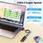 Tool free portable hard drive case transparent NVMe 10Gb M2 solid-state drive case type-C3.1 - Korvel