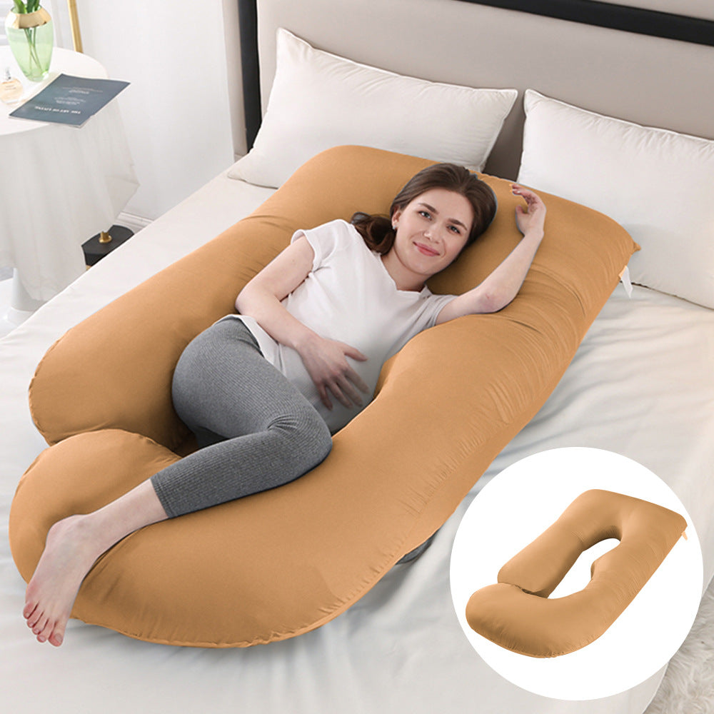 J-Shaped Pregnancy Pillow for Side Sleepers