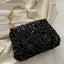 Sequin Removable Strap Shoulder Bag - Korvel