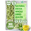 Stevia Leaf, Whole Dried Leaves, Tea Bags, Powder, 100% Natural and Pure from Stevia Leaves. Sugar Substitute for Tea, Coffee. Loose Leaf Stevia Herbal Tea. Zero Calorie Sweetener. No Sugar, No Caffeine, No Gluten, Vegan. - Korvel