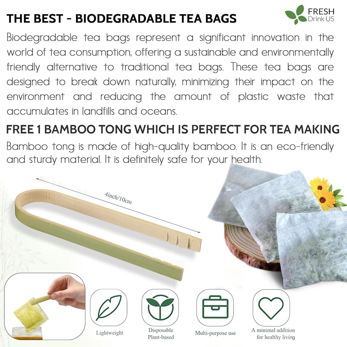 Premium Rosemary Leaf Tea Bags - 100% Natural & Pure