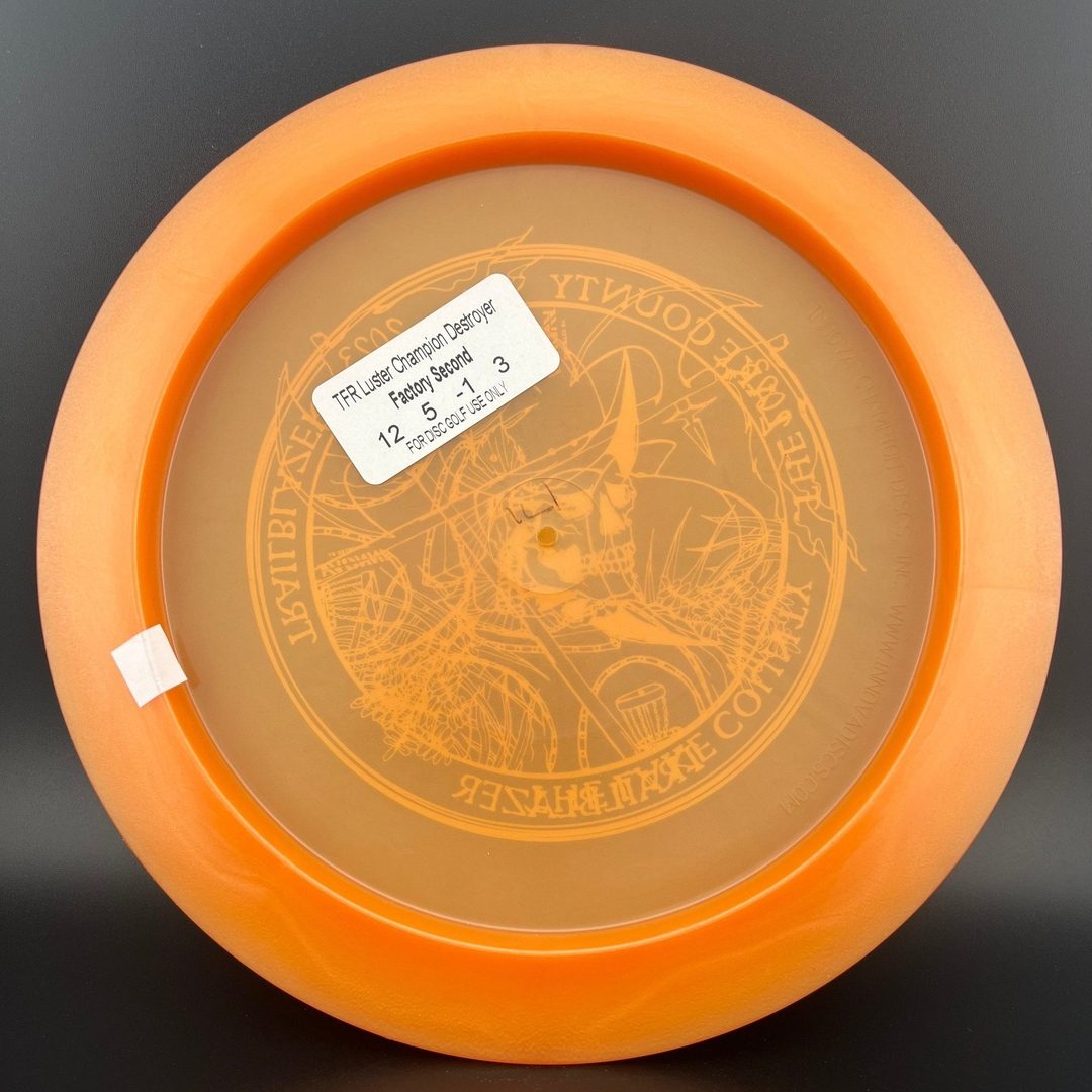 Luster Champion Destroyer - Tourney F2 Disc Golf Driver