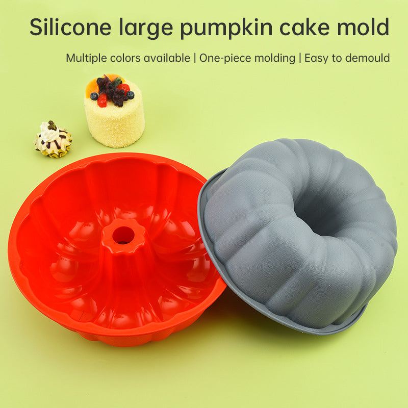 10-inch Non-Stick Silicone Bundt Pan - Multipurpose Baking Mold for Cakes, Jello & Gelatin - Korvel
