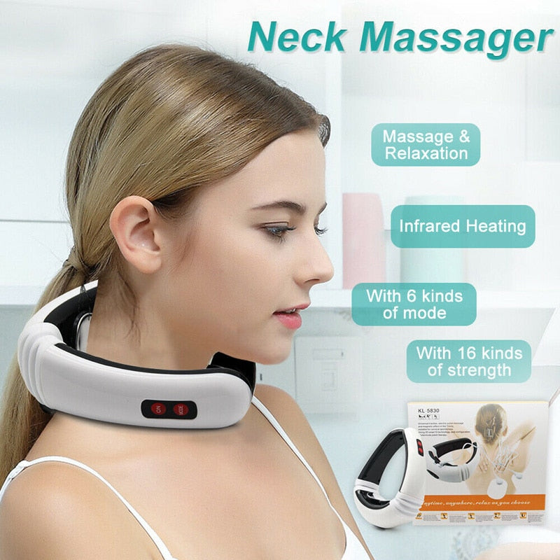 Intelligent Electric Neck Massager with Heat Function