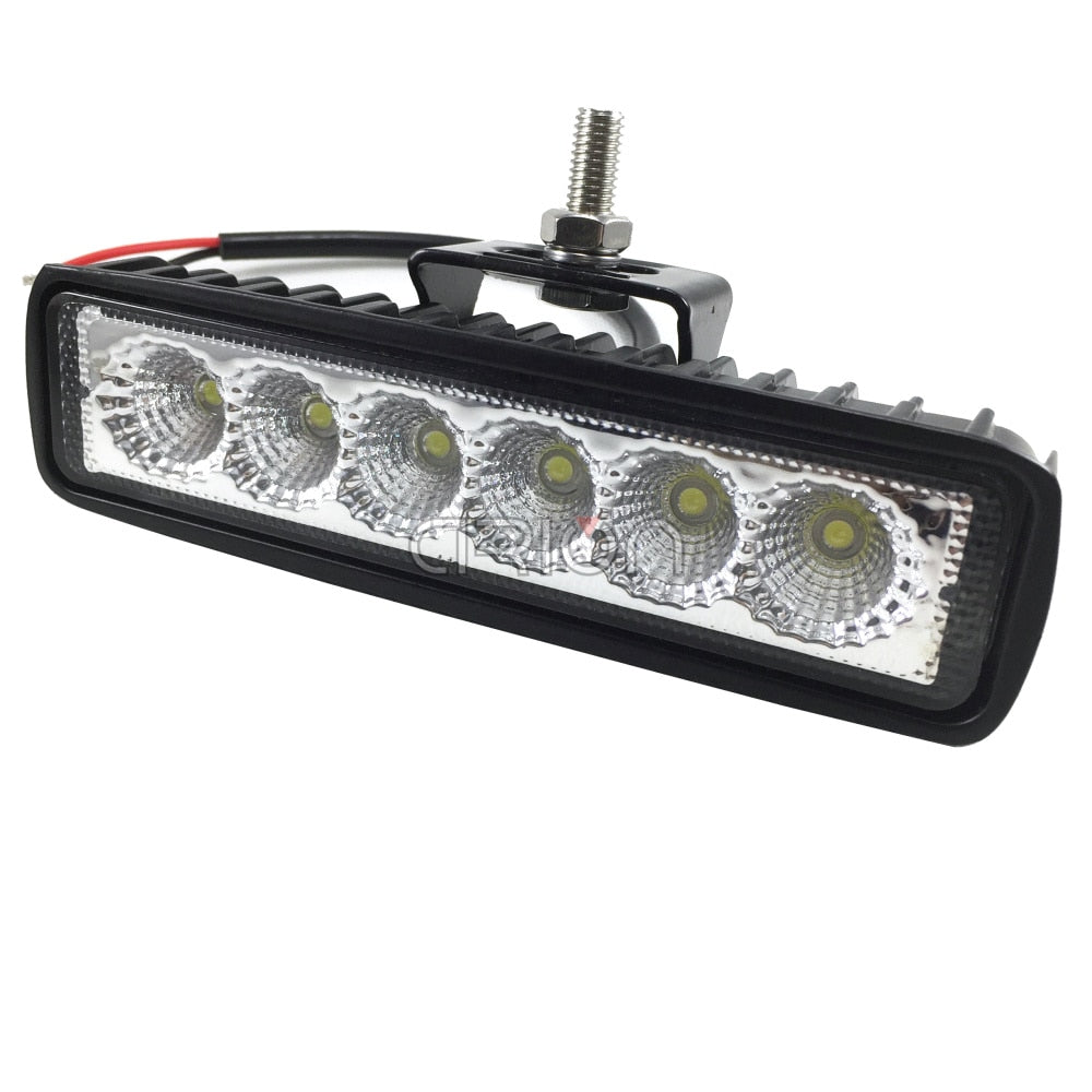 18W LED Spot Flood Work Light for Off-Road Vehicles