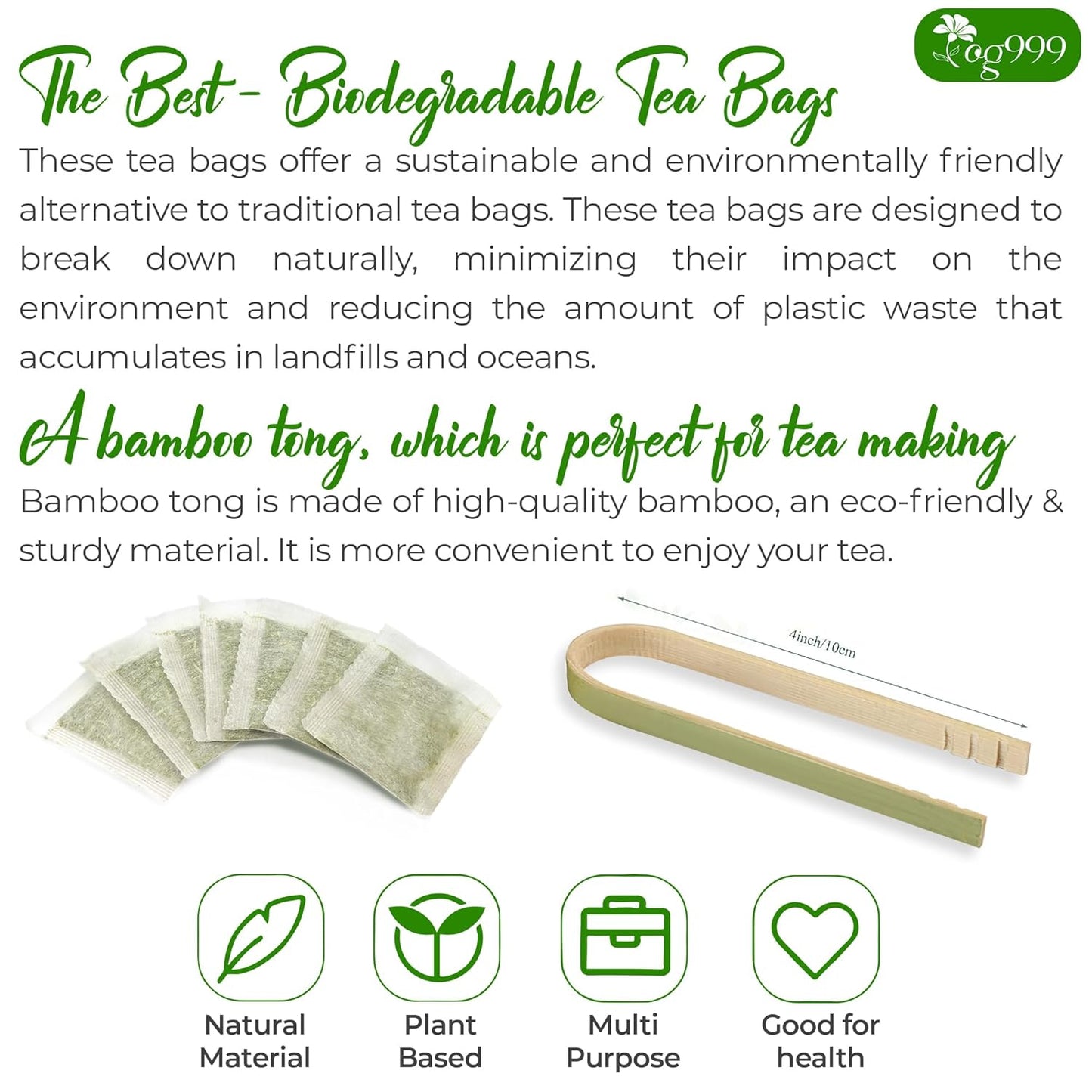 Premium 40 Thyme Leaf Tea Bags - 100% Natural Herbal Infusion