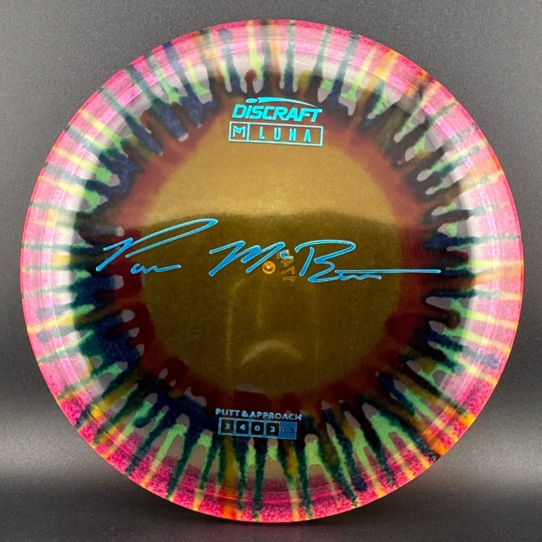 Fly Dye Z Luna Disc Golf Putter - Édition Paul McBeth