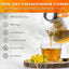 Premium Chrysanthemum Flowers, Chrysanthemum Herbal Tea, No Additives, No Caffeine, Vegan - Korvel