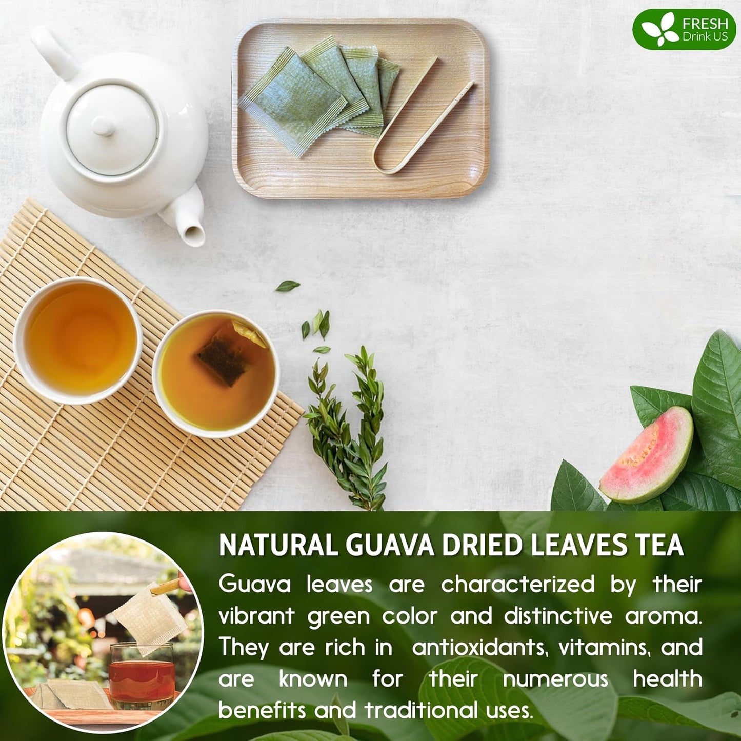Bolsitas de té de hoja de guayaba premium 