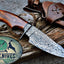 Artisan Crafted Damascus Steel Hunting Knife - Korvel