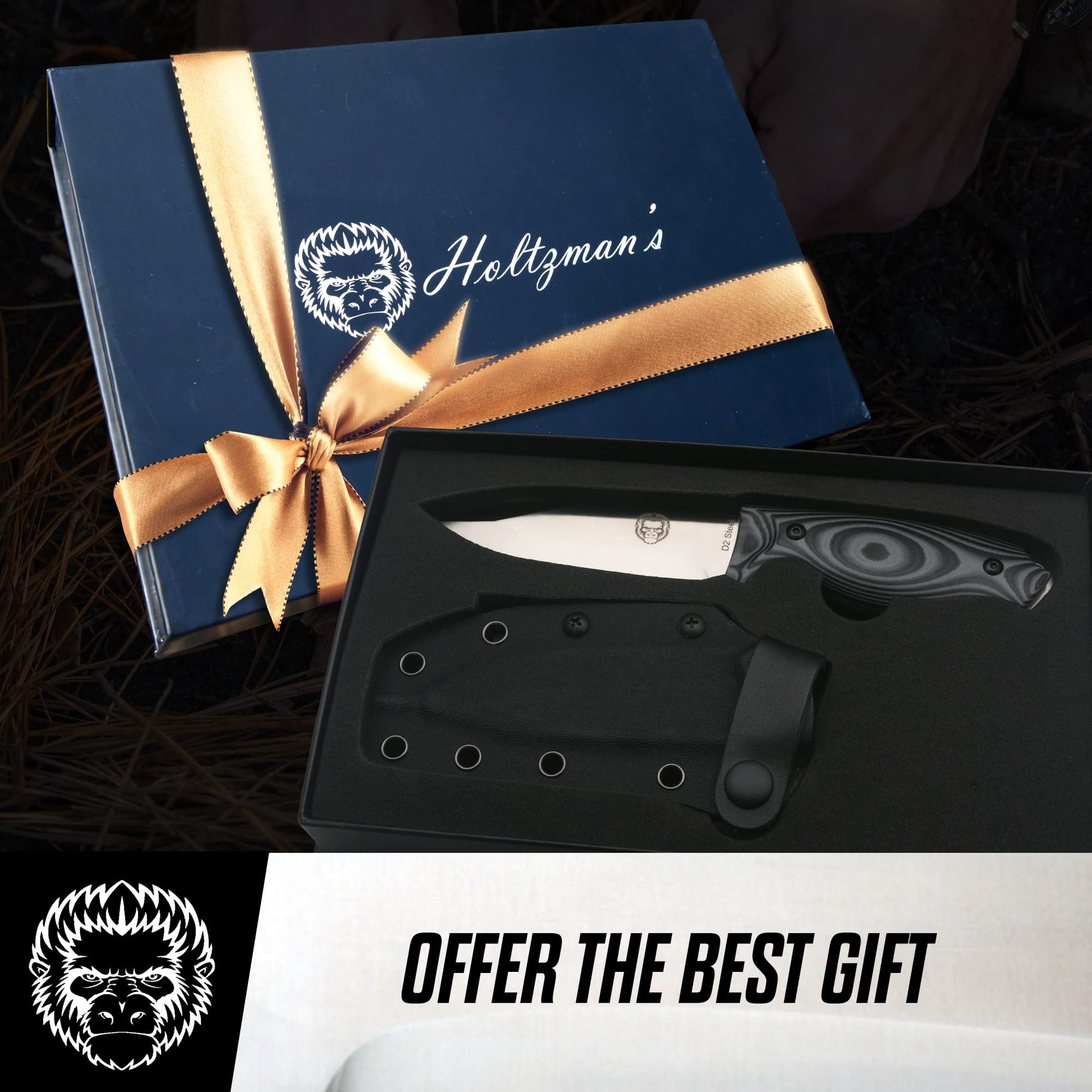 Ultimate Silverback Survival Knife Gift Set for Outdoor Enthusiasts - Korvel