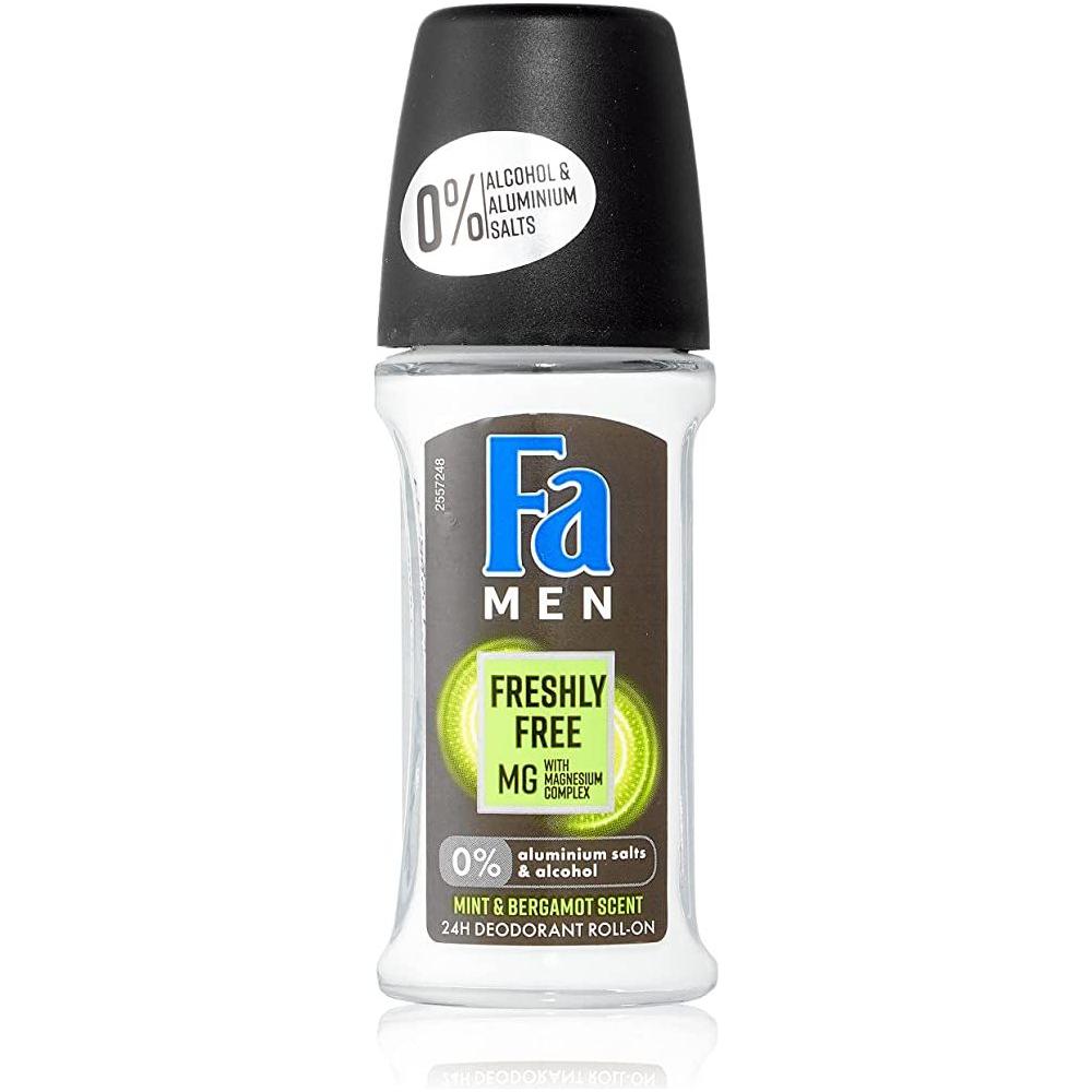 Fa Men Freshly Free Mint & Bergamot Deodorant Roll-On 50ml