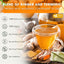 Premium Ginger Turmeric Tea Bags - Handcrafted Herbal Blend