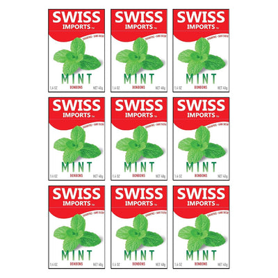 Swiss Imports Mint Sugarfree Candy Bonbons - 1.4oz
