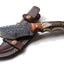 Premium Handcrafted Damascus Steel Tom Brown Tracker Knife - Perfect for Outdoor Adventures & Tactical Use | KBS Knives - Korvel