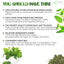 Premium Lemon Balm Leaf Tea Bags - 100% Natural & Pure