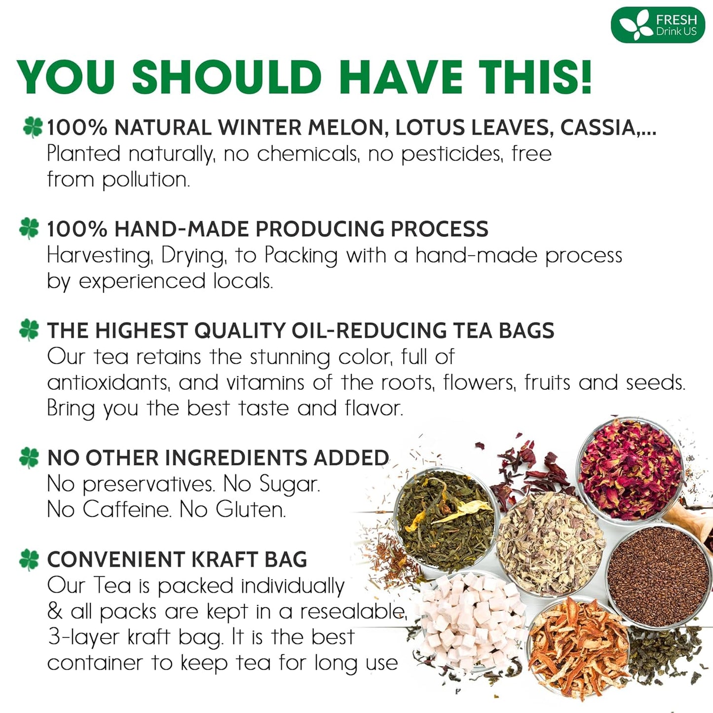 Premium Herbal Tea Blend for Refreshing Cleansing