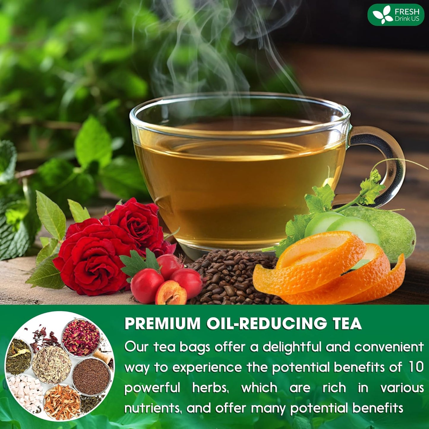 Premium Herbal Tea Blend for Refreshing Cleansing
