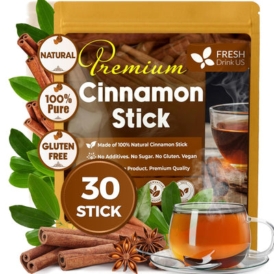 Premium Whole Cinnamon Sticks - 100% Natural & Pure Flavor