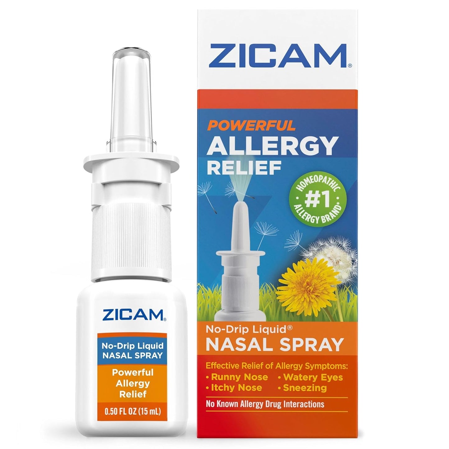 Zicam Soulagement Allergique Solution Nasale - 0,5 fl oz