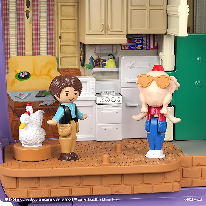 Polly Pocket Central Perk Compact Playset with 6 Dolls & 9 Accessories - Korvel