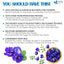 Premium Butterfly Pea Flowers, Tea Bags, 100% Natural and Pure from Butterfly Pea Flowers, Hand-made, Made With Natural Materials-Corn Fiber Tea Bag, Sugar/Caffeine/Gluten Free - Korvel
