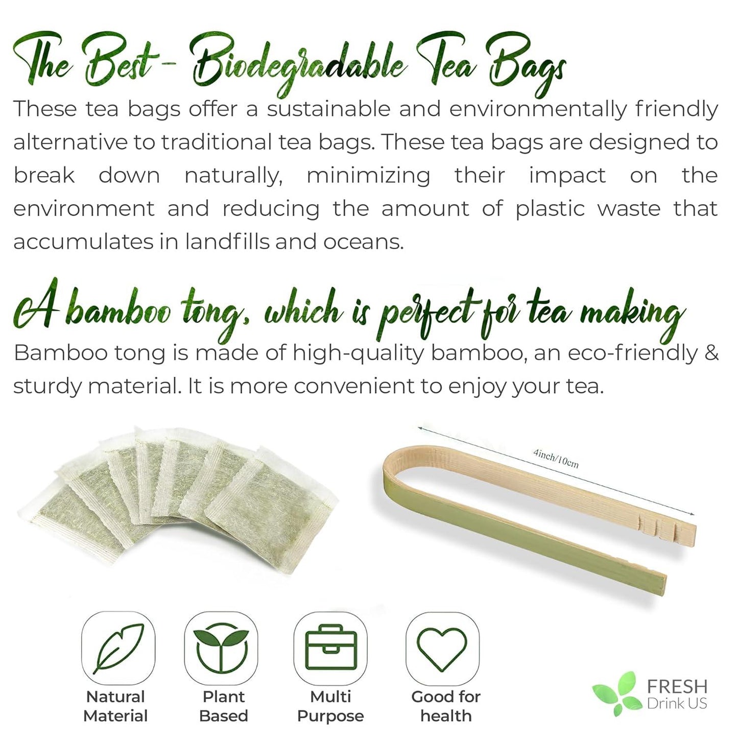 Premium Lemon Balm Leaf Tea Bags - 100% Natural & Pure