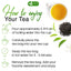 Bolsitas de té verde premium, 100 % natural y puro. Té verde de hierbas. Sin azúcar, sin gluten, vegano. 