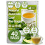 Natural Avocado Whole Leaves Dried, Tea Bags, 100% Pure from Avocado Leaves, Avocado Leaf Tea, Hojas de Aguacate Seca, No Additives, No Caffeine, Vegan - Korvel