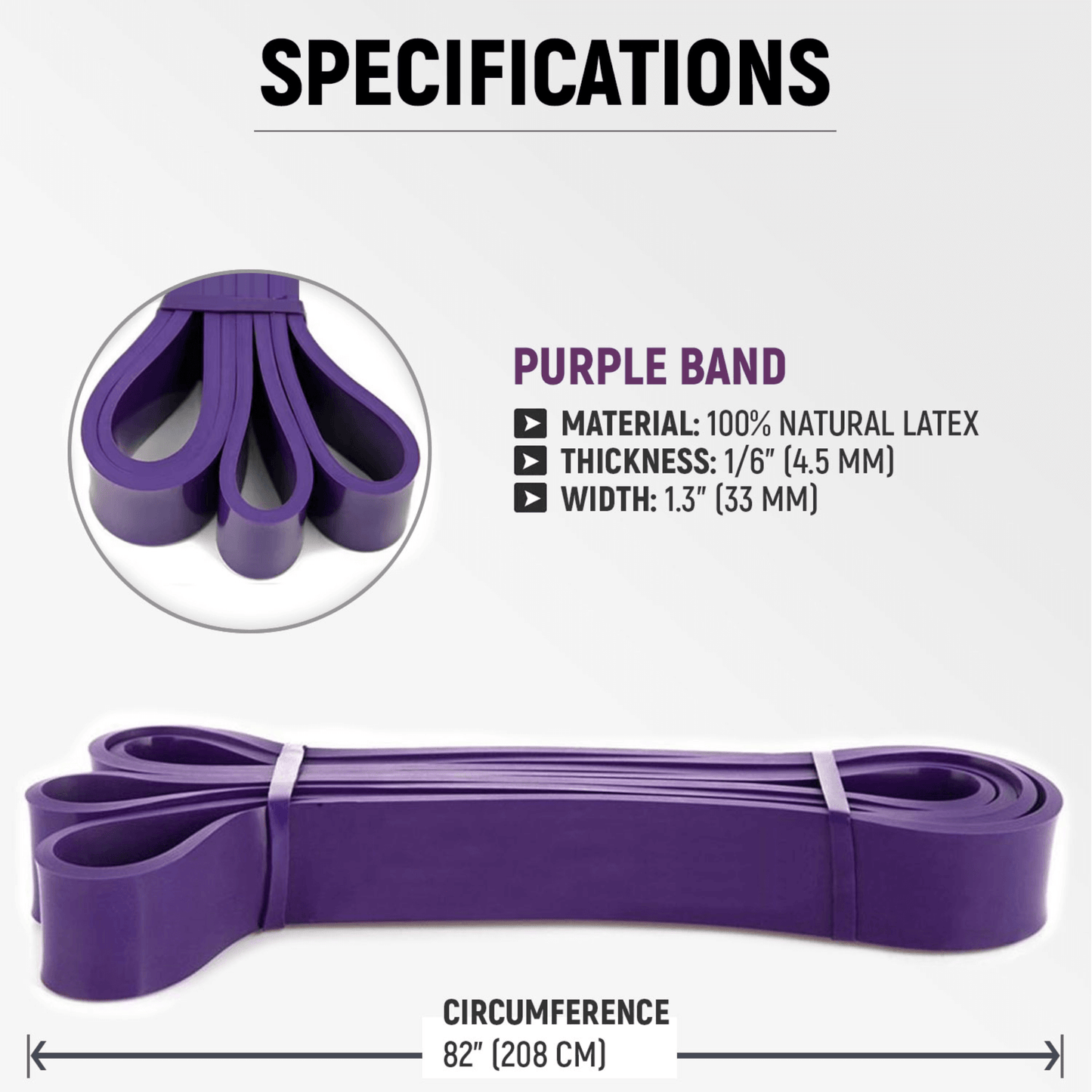 Bandas de Resistencia Pesadas XG-PRO de XGear Fitness