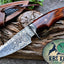 Artisan Crafted Damascus Steel Hunting Knife - Korvel