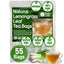 Lemongrass Tea Bags, 100% Natural & Pure Lemongrass leaves, Eco-Conscious Tea Bags, Lemongrass Herbal Tea. Lemongrass Leaf Tea. No Sugar, No Caffeine, No Gluten, Vegan. - Korvel