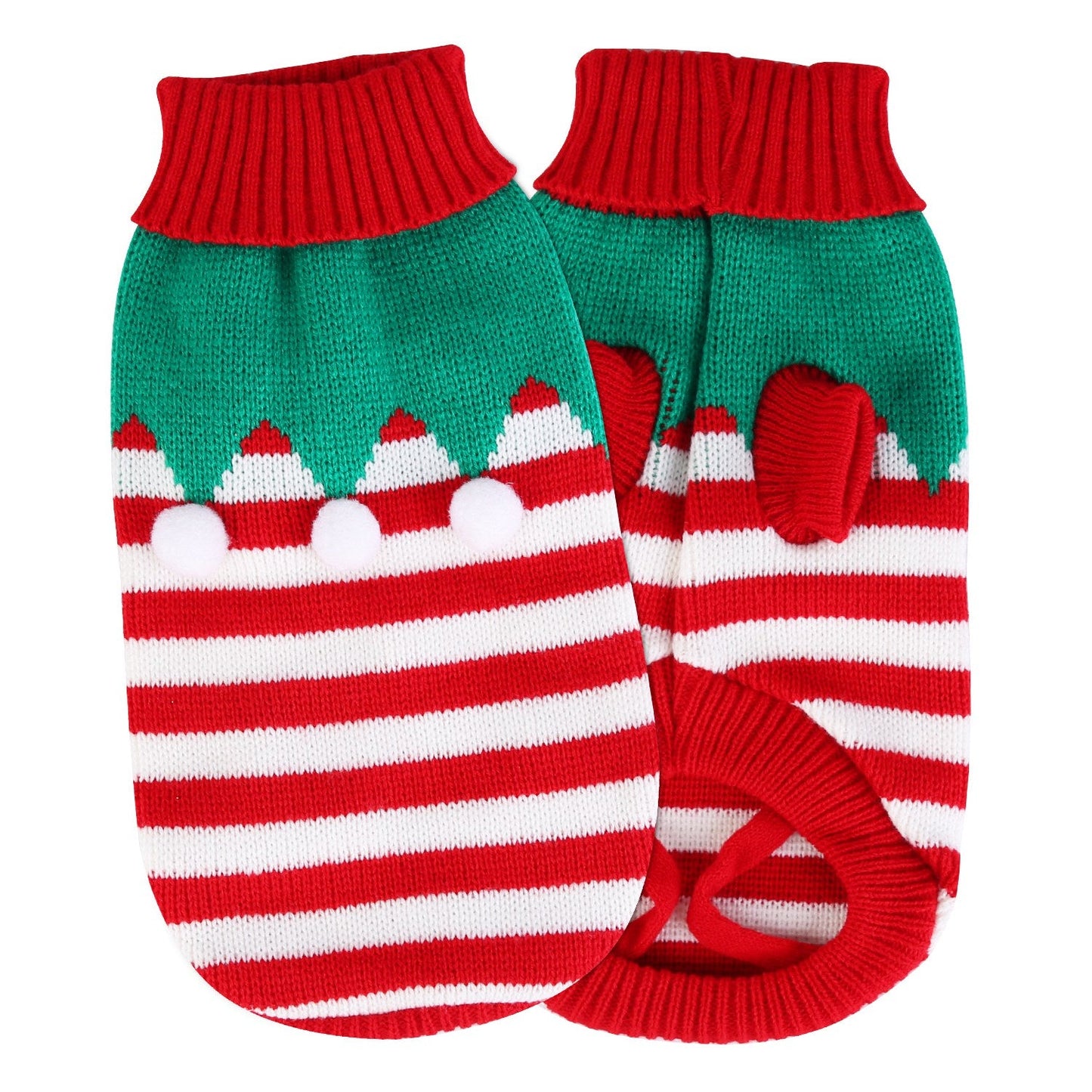 GBruno Pull Turtleneck de Noël pour Animaux de Compagnie