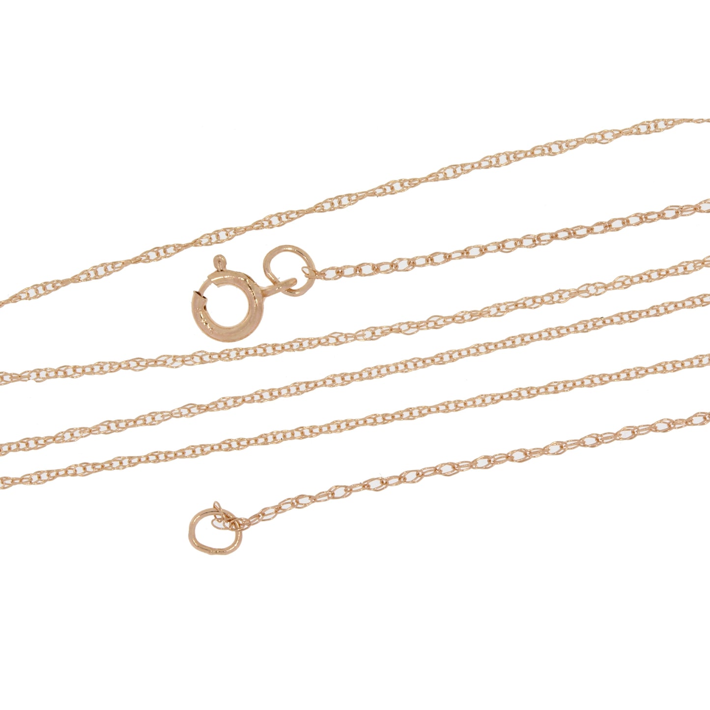 Collar de Cadena para Mujer en Oro Rosa de 14KT