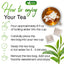 Premium Jasmine Green Tea Bags - Natural & Vegan