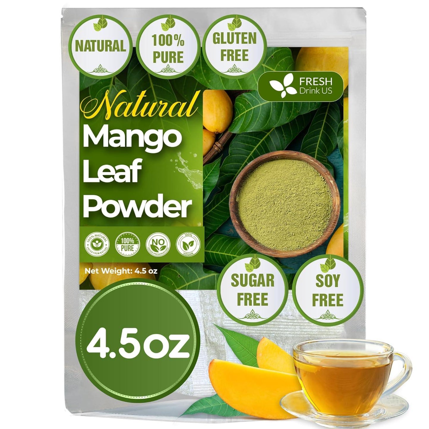 Premium Mango Leaf Herbal Tea - 100% Natural Dried Leaves