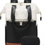Large Capacity Contrast Color Travel Laptop Backpack