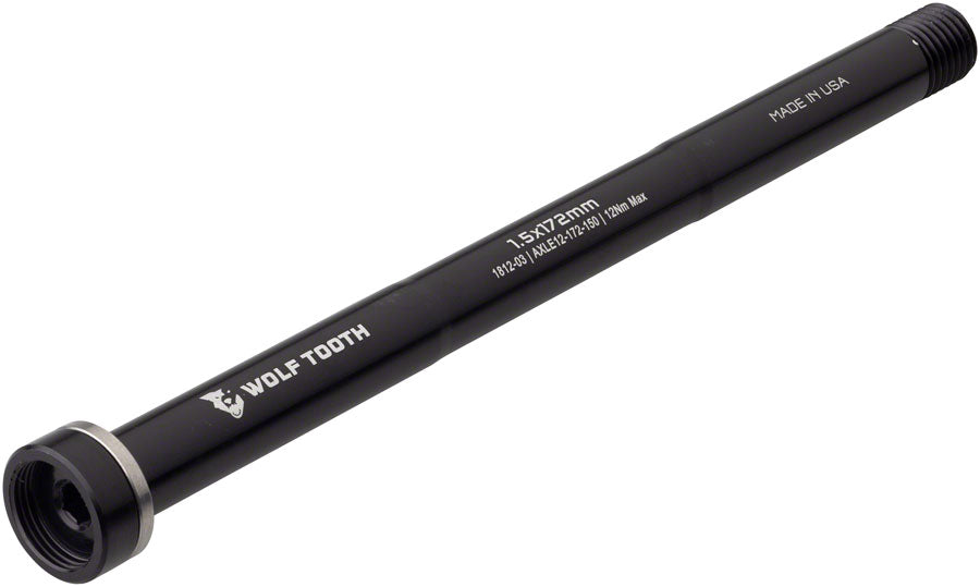Essieu arrière Thru Wolf Tooth - M12 1.5 x 172mm Noir