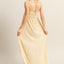 Elegant Knotted Detail Halter Neck Maxi Dress