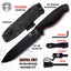The Ultimate Fireline Bushcraft Survival Knife Gift Set (Black & Orange) - Korvel