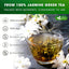 Premium Jasmine Green Tea Bags - Natural & Vegan