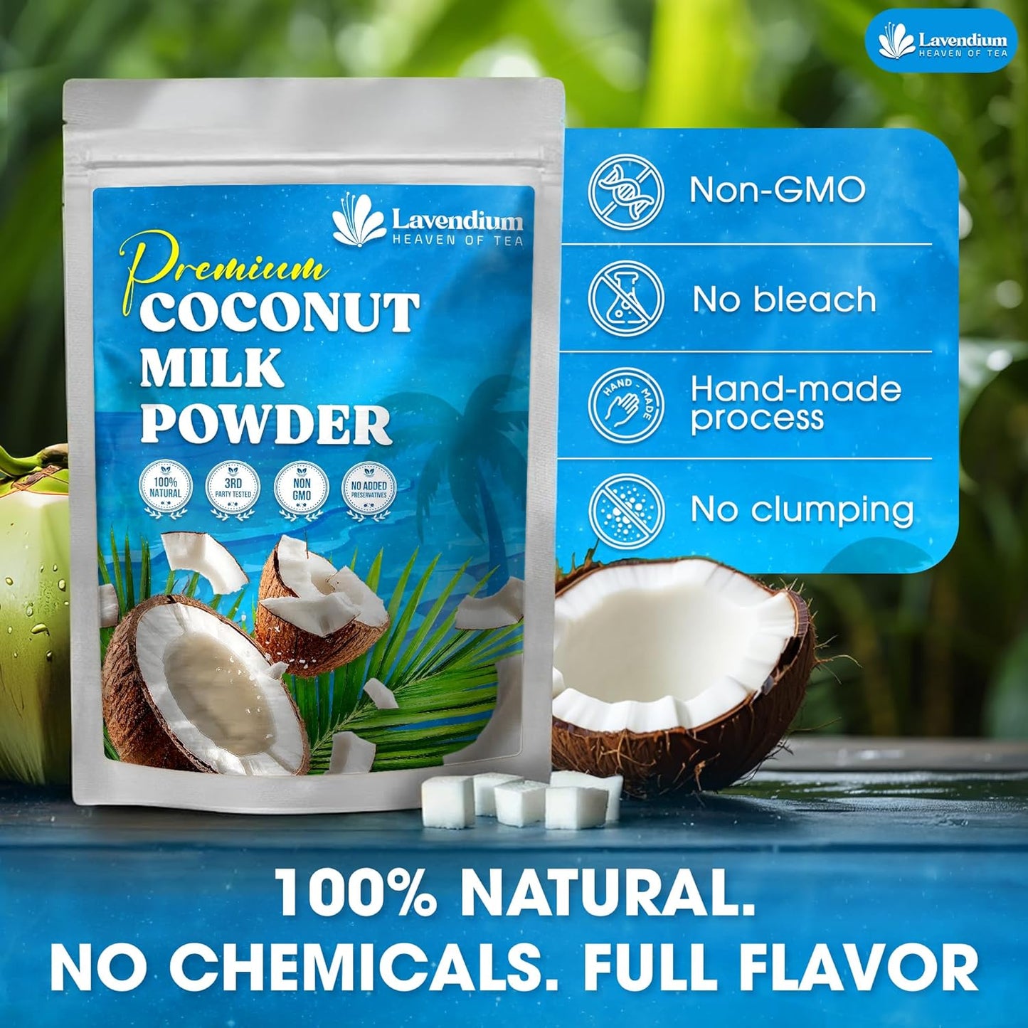 20oz Coconut Milk Powder - 100% Natural & Unsweetened