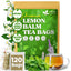 Premium Lemon Balm Leaf Tea Bags - 100% Natural & Pure