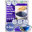 Premium Butterfly Pea Flowers, Tea Bags, 100% Natural and Pure from Butterfly Pea Flowers, Hand-made, Made With Natural Materials-Corn Fiber Tea Bag, Sugar/Caffeine/Gluten Free - Korvel